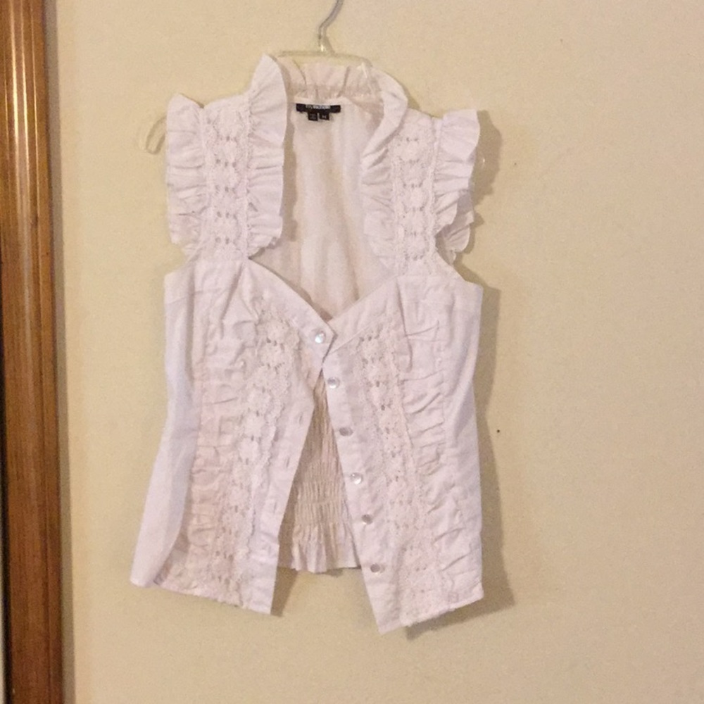 MyMichelle white blouse